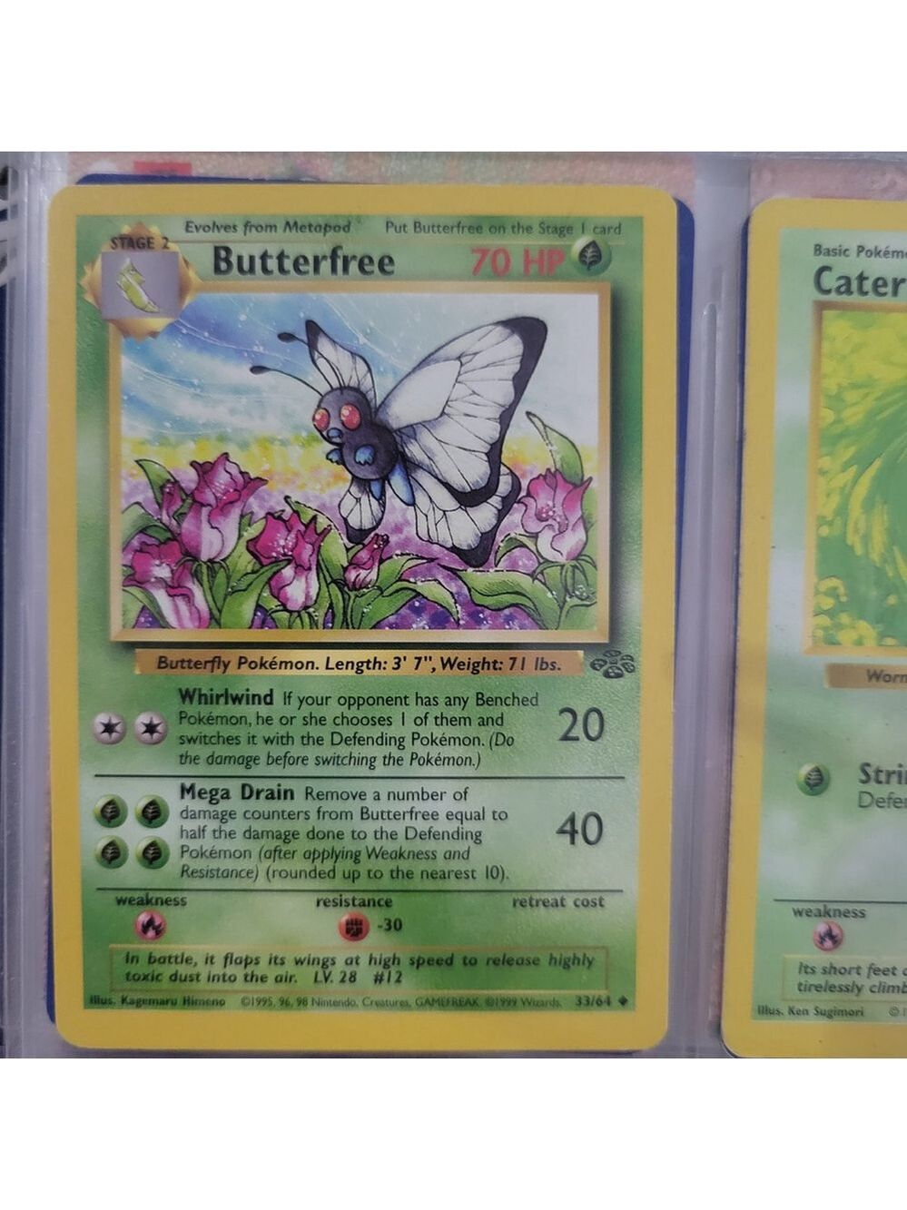 Pokemon Butterfree Card